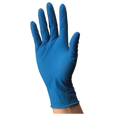 DRESSDOWN Nitrile Exam Gloves, Nitrile, Powder-Free, XL, Blue DR2112030